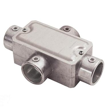 Imagem de Condulete fixo 1/2" tipo"x" - com tampa/sem rosca/sem pintura REF.: 56109031