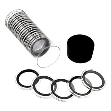 Imagem de Porta-moedas OnFireGuy com tampa preta e 20 compartimentos para moedas de 32 mm Air-Tite para Águias de Ouro 1oz