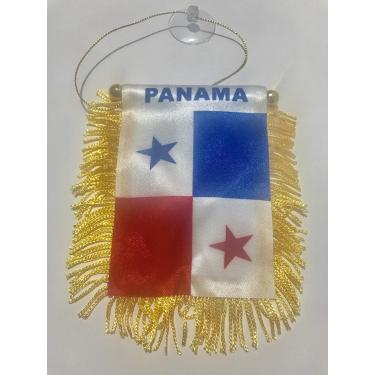 Imagem de Mini bandeira do Panamá 10,16 cm x 15,24 cm com ventosa – Cor vívida e resistente a desbotamento UV – Decoração de jardim exterior