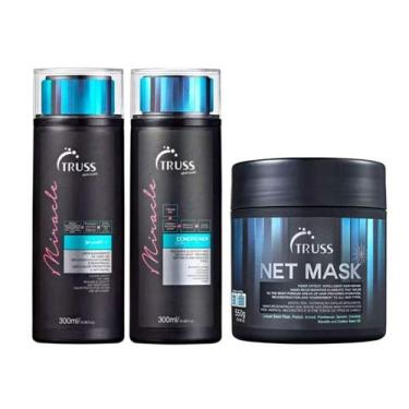 Imagem de Truss Miracle Sh 300ml + Cd 300ml + Net Mask