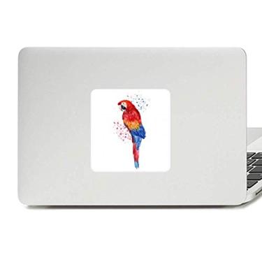 Imagem de Adesivo de vinil pássaro papagaio vermelho Psittaciformes decoração de PC