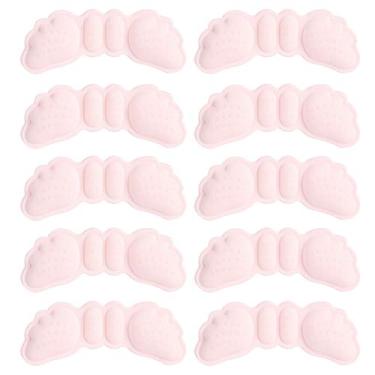 Imagem de Naroote Calcanhares antiderrapantes e respiráveis, adesivo antidesgaste, para sapatos de salto alto (rosa grosso (espessura cerca de 6 mm)