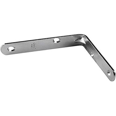 Imagem de BemFixa 6303 Cantoneira com Parafuso, Zincado, 50 mm, 4 unidades, CINZA