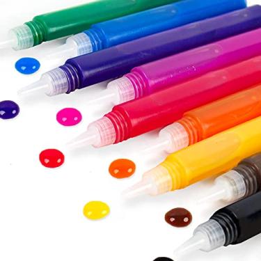 Imagem de Horizon Group USA 10-Pack of Suncatcher Paint Pens, 10ML Each, 10 Colors, Suncatcher Paint Pens for Kids, Supplies for Painting Suncatchers, Window Art Paint, Window Art Paint Refill, Arts and Crafts