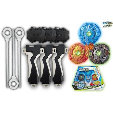 Beyblade Burst Turbo Sling Shock Kit Elemento X Hasbro E6780 em Promoção na  Americanas