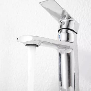 Imagem de Torneira Bica Baixa Para Banheiro Cuba Misturador Monocomando Cromado Redondo Luxo Hd580c Luuk Young