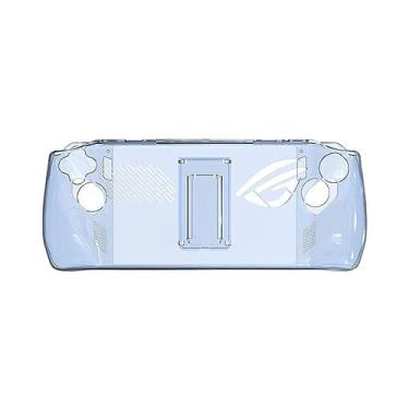 Imagem de NUHFUFA Protective PC Hard Case with Bracket Compatible with ASUS Rog Ally 7-inch Handheld, Anti-Scratch Ergonomic Arc Grip Cover(Blue)