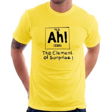 Imagem de Camiseta Ah The Element Of Surprise - Foca Na Moda