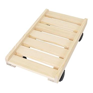 Imagem de GRFIT Suporte de CPU Suporte de CPU com rodas, suporte de torre de PC para chão de carrinho com rodízio de bloqueio, prateleira de proteção de capa de CPU sob a mesa Suporte de torre de PC (tamanho: L)