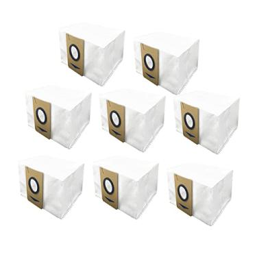 Imagem de Sacos de pó de substituição para iHome AutoVac Nova/Halo/Self Empty, AIRROBO T10+ Ultenic T10, Laresar L6 Pro, Neabot NOMO N2, Honiture Q6 Pro, Coredy L900X Acessórios para aspirador de pó (pacote com