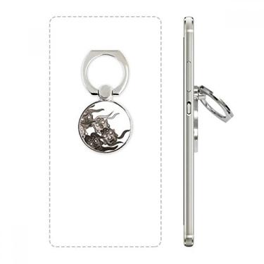 Imagem de Suporte de anel de telefone com cinco Goblins estilo chinês, suporte de laço ajustável
