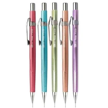 Imagem de Kit 5 Lapiseira Sharp Metalica Pentel
