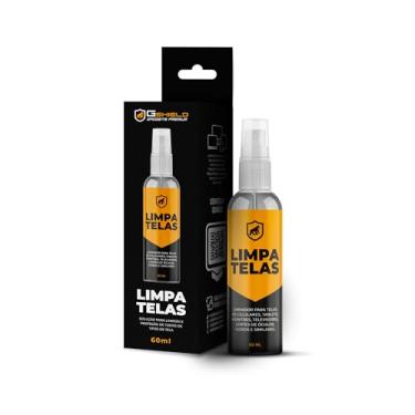 Imagem de Gshield Kit Spray Limpa Telas Bactericida com Flanela de Microfibra Peluciada para Limpeza de Celular, Notebook, TV, Tablet, Óculos, Legalizado ANVISA, Grip Clean (60ml)