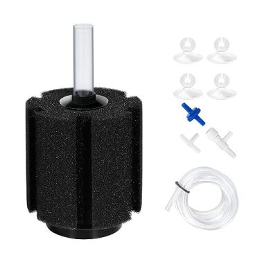 Imagem de AQUANEAT Filtro de esponja, filtro de esponja de aquário, filtro de tanque de peixes com tubulação aérea, válvulas (até 60 gal)
