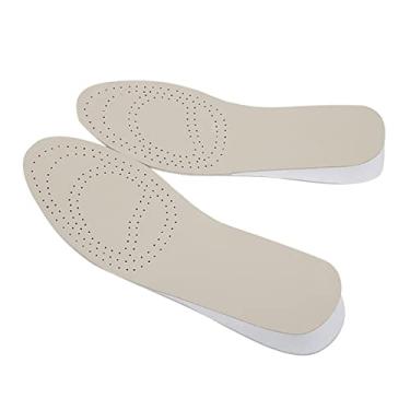 Imagem de 1 par de aumento de altura palmilha sapato elevador almofada mais alta palmilhas duráveis ​​aumentando palmilhas/559 (Color : Grey, Size : Size 3)