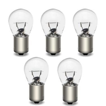 Imagem de SOFOC BAU15S PY21W Lâmpadas para sinalização de direção de carro/moto, luzes de freio S25 24V 21W branco quente 5 peças