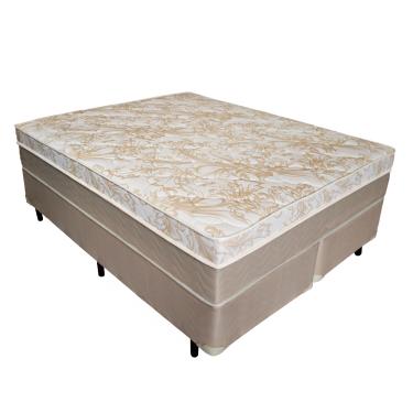 Imagem de Cama Box Queen + Colchão Mola Ensacada Don Cielo Viscogel Europillow 158x198x72cm Full - Maestro Colchões