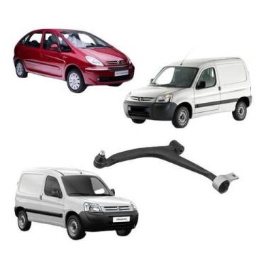 Imagem de Bandeja Esquerda Com Pivô Peugeot Partner 1999 Até 2018 - Qualykits