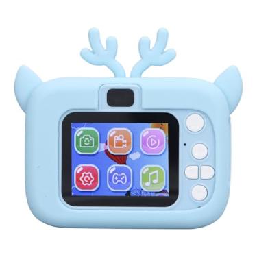 Imagem de Conjunto de Câmera Digital Akozon Kids Com Cartão e Leitor de 32 GB, 20 MP, Vídeo 1080P, Tela Colorida de 2', Carregamento USB, Reconhecimento Facial AI, Escurecimento