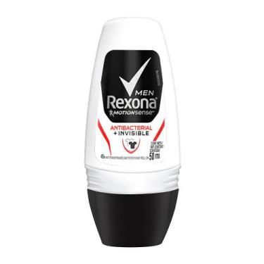 Imagem de Desodorante Antitranspirante Rexona Men Antibacterial + Invisible Roll