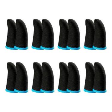 Imagem de Kit 16X Luva Luvinha De Dedo Gamer Pubg Free Fire Fortnite - Hightech 