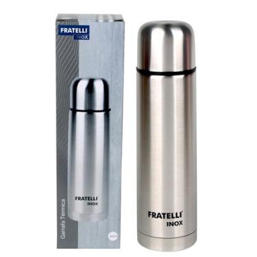 Imagem de Garrafa Termica Aço Inox 700 ML Gelado Quente Resistente - Fratelli