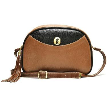 Imagem de Bolsa Feminina Pequena Transversal Oval Dia a Dia - Rubim Calcados