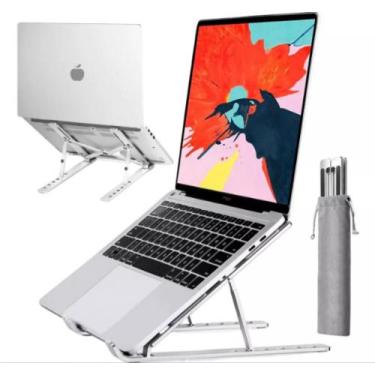 Imagem de Suporte De Notebook Articulado Aluminio Dobrável Ergonomico - xtrad
