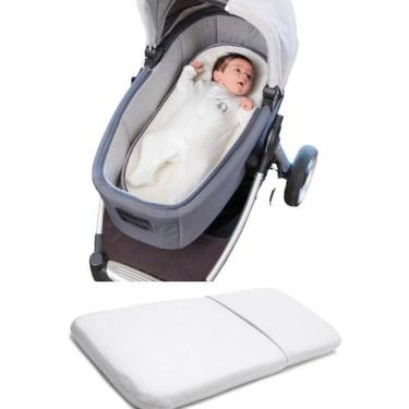 Imagem de Colchonete Para Carrinho De Bebê Moises Universal Macio - CLICK TUDO