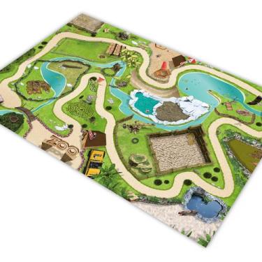 Imagem de Pista Para Carros Hot Wheels Grande Cidade Zoológico Estrada - PlimSho