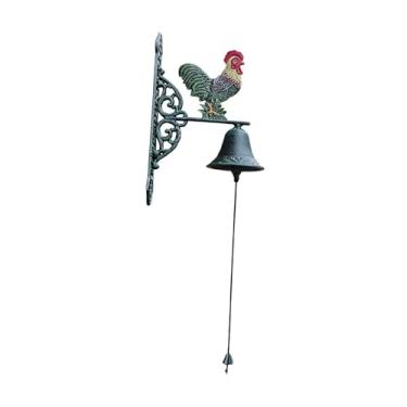 Imagem de Generic Estatueta de de Ferro Fundido para Parede, Sino para Porta de Entrada, Decoração Manualmente Agitando para Fora de Casa de Fazenda