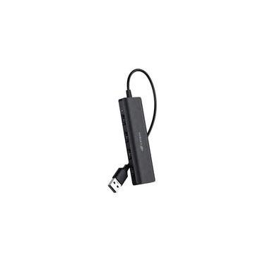 Imagem de HUB C3Tech USB, 4x USB 2.0, Preto - HU-230BK