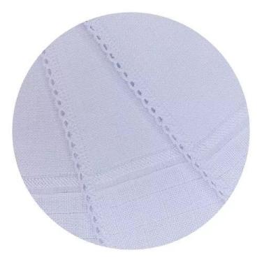 Imagem de Fralda Estrela PT Crochet 80X80 Pacote C/ 6 Unidades Mabber, Branco