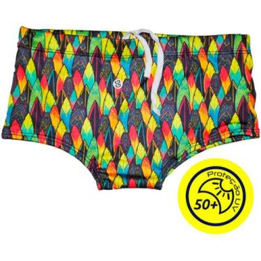 Imagem de Sunga Infantil Menino Surf Prancha Praia Verão Piscina Pr Uv - anjo da