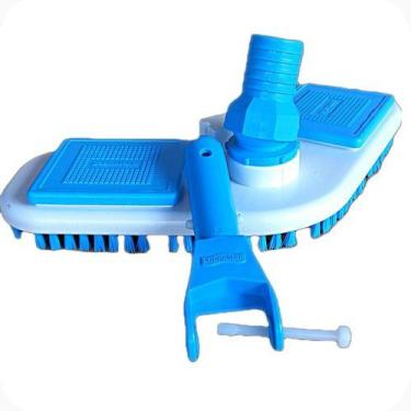 Imagem de Aspirador Asa Delta Com Escova Sodramar Para Limpeza De Piscinas