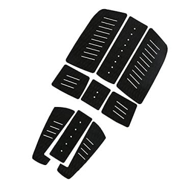 Imagem de Tapete de aderência da prancha de surfe Tapete de tração da prancha de surf Tapete de prancha antiderrapante durável para o surfe(Preto)