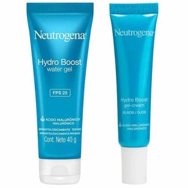 Imagem de Neutrogena Hydro Boost Kit  Gel Hidratante Facial FPS 25 + Gel Creme p