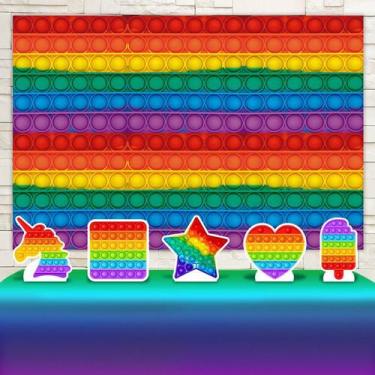 Imagem de Kit Festa Rubi Fidget Toys Pop It Poppet - IMPAKTO VISUAL