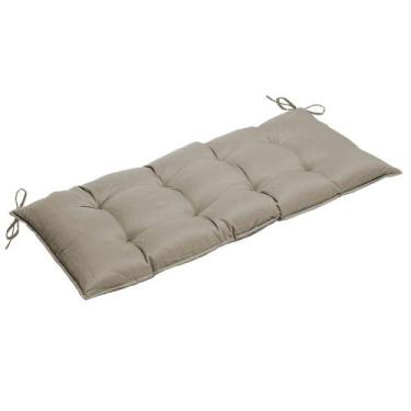 Imagem de Almofada Assento Para Banco Futton 110x45cm - Bege - FASTLAR