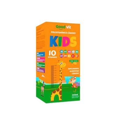 Imagem de Polivitamínico Kids 10 Vitaminas 240ml. Good Vit