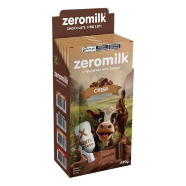 Imagem de Chocolate Vegano Zeromilk Crisp 70g Tudo Zero Leite