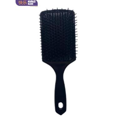 Imagem de Escova de Cabelo Raquete Pentear e Desembaraçar Almofadada Quadrada Ta