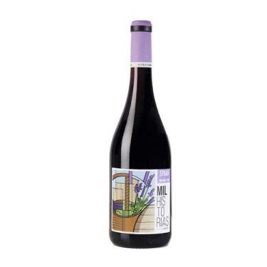 Imagem de Vinho Vegano Mil Historias Syrah Tinto-750ml - ALTOLANDON