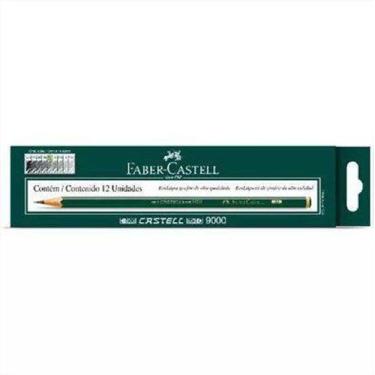 Imagem de Lápis Preto Técnico 2B Sextavado 90002B CX 12 unidades Faber Castell -