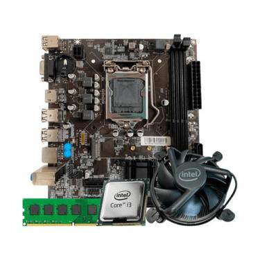 Imagem de Kit Processador i3 + Placa Mae H61 1155 NMVe M2 + RAM 8GB DDR3 - Allig