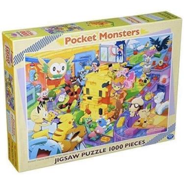 Imagem de Ensky - 1000P Puzzle - Lets Make It Together Pikachu Blocks Pokemon - Ensky Puzzle