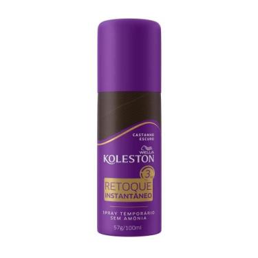 Imagem de Retoque Raiz Capilar Koleston Instantâneo Castanho Escuro 100ml