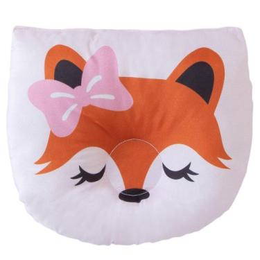 Imagem de Travesseiro de Bebê Anatômico Raposinha Rosa - Miguel Baby