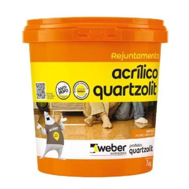 Imagem de Rejunte acrilico branco 1kg - Quartzolit