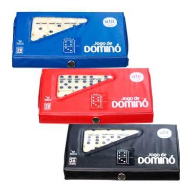 Imagem de Dominó Profissional Maleta Transparente com 28 Peças - Barcelona